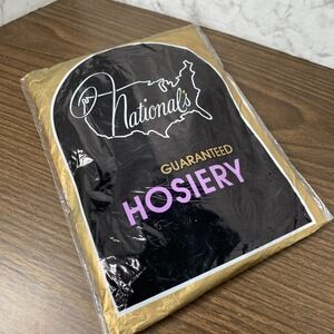 VTG Nationals Hosiery Pantyhose - 612 Brown Beige Size 3 85% Nylon 13% Spandex